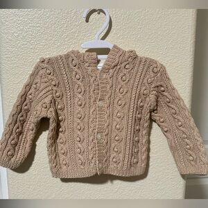 Janie and Jack hoodie sweater- 6-12months